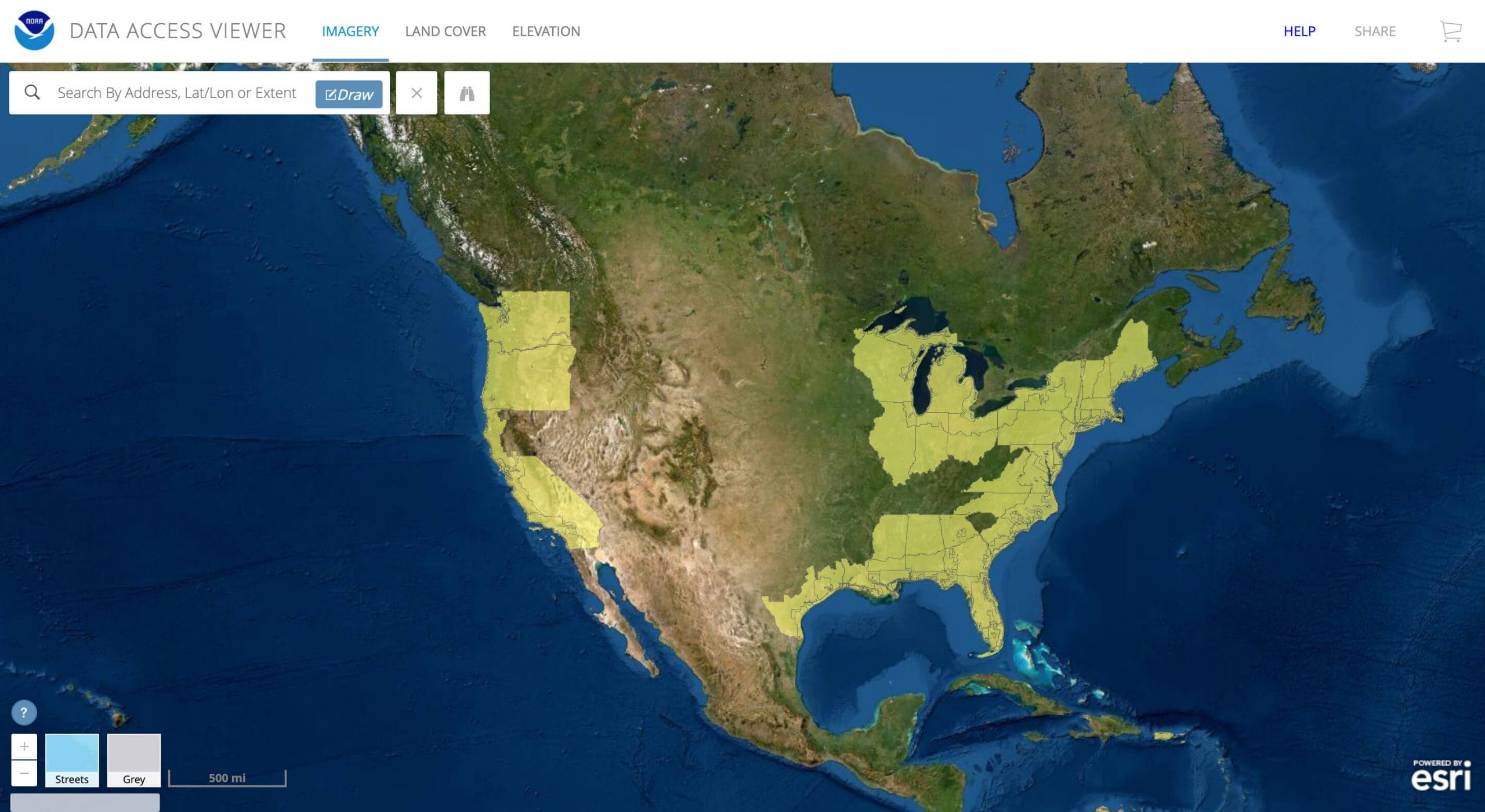 World Satellite Map