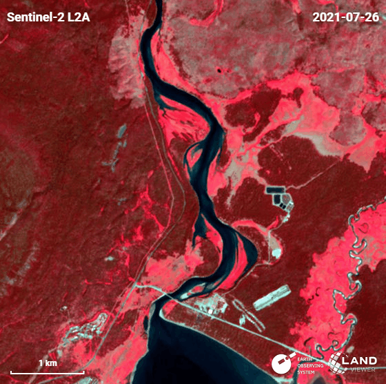 flooding in the Yellowstone National Park July 2021 - June 2022