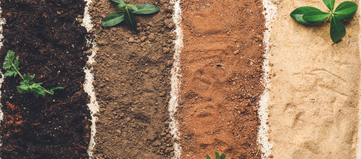 types of soil chart