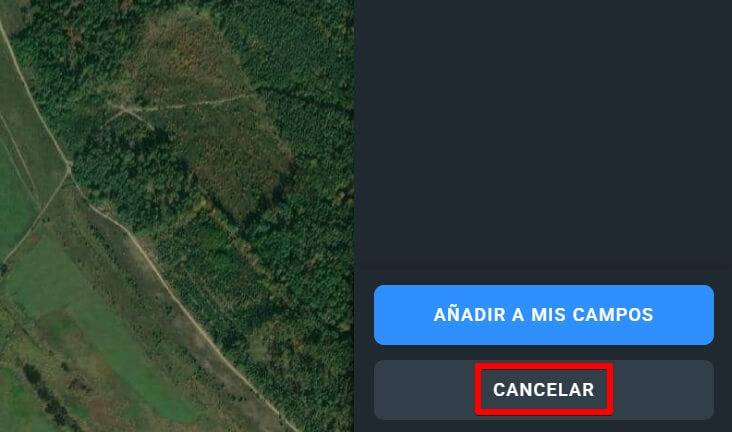 como cancelar la subida de campo
