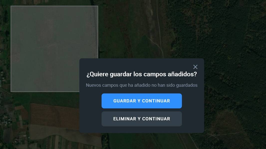 quiere guardar los campos