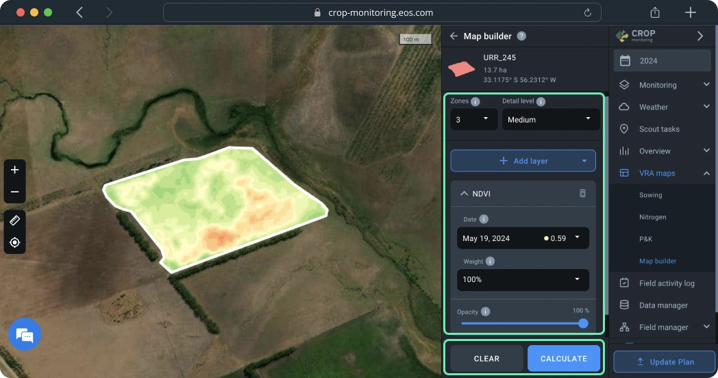 VRA maps. Map Builder. Create a map