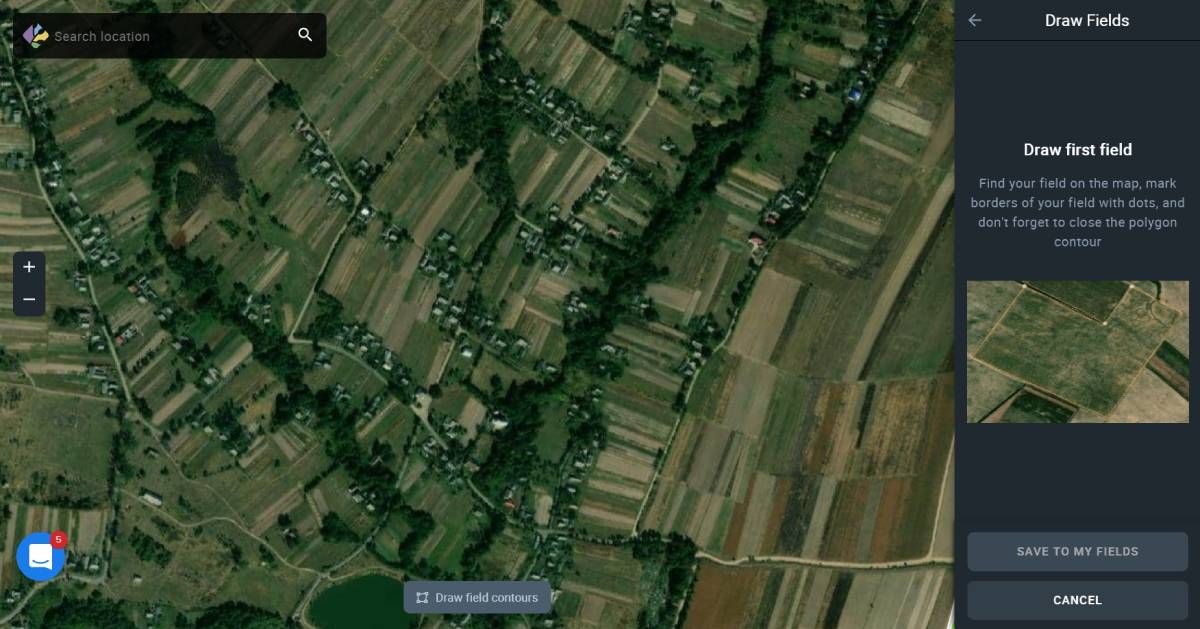 how to draw your first field