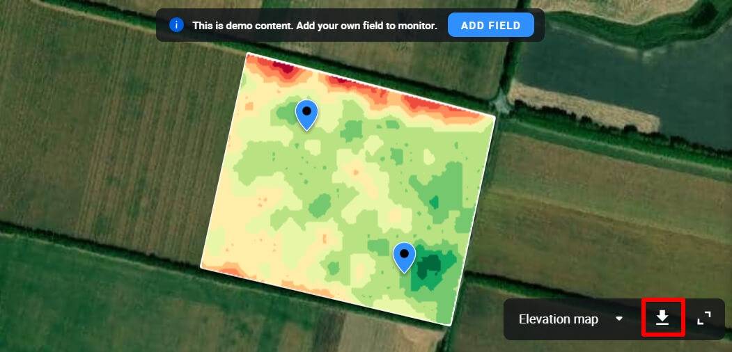 download elevation map