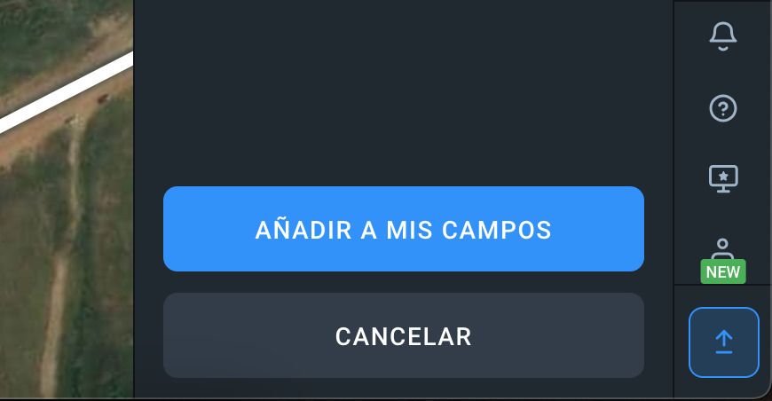como cancelar la subida de campo