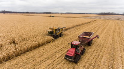 harvesting tractors