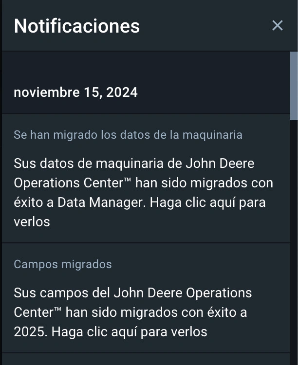cómo es la notificación de fin de integración
