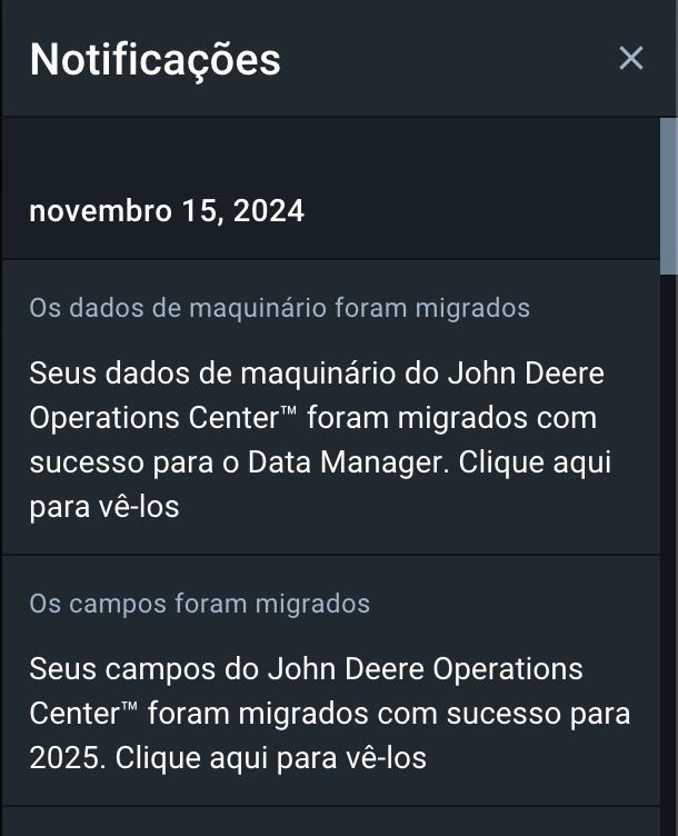 como é a notificação de fim de integração