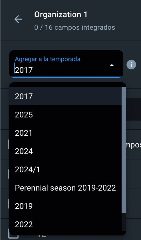 cómo seleccionar una estación para la integración