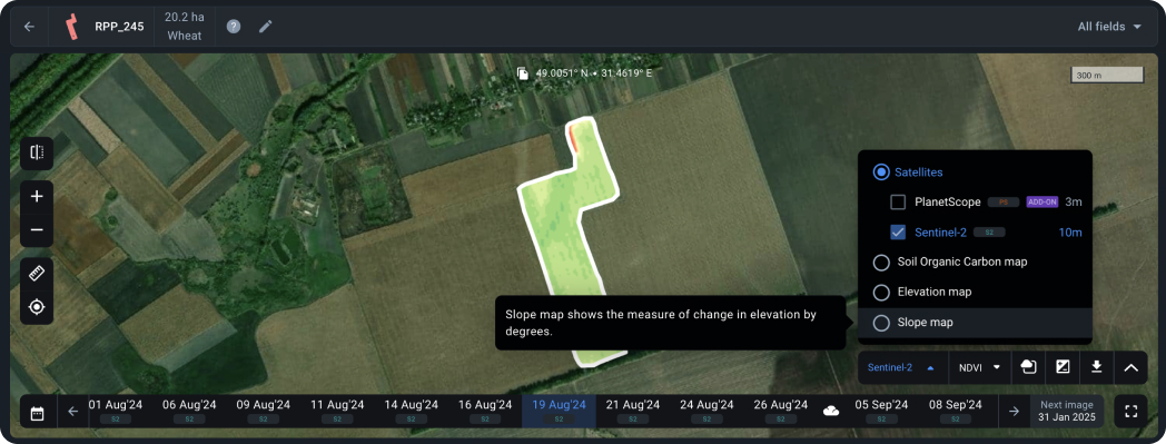 Image sources Slope map