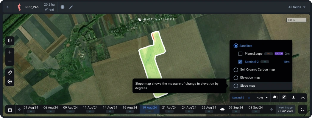 Image sources Slope map