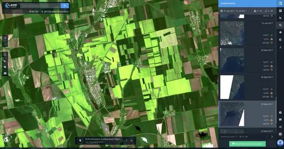 tracking crop growth stage throughout the season with EOSDA LandViewer