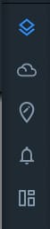 main menu tab icons in EOSDA Crop Monitoring interface