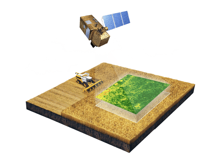 satellite monitoring for precision agriculture