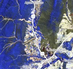 satellite image of Salta, Argentina Atmospheric Penetration