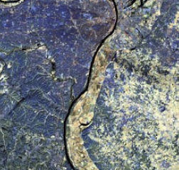 satellite image of St. Louis, USA Atmospheric Penetration