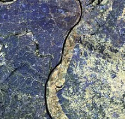 satellite image of St. Louis, USA Atmospheric Penetration