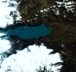 satellite image of Santa Cruz, Argentina / no Index stack Index Stack (NDVI, NDWI, NDSI)