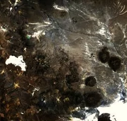 satellite image of Bolivia / no Index stack Index Stack (NDVI, NDWI, NDSI)