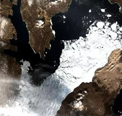 спутниковый снимок Регион Инувик, Северная Каролина, Канада / без NDSI NDSI