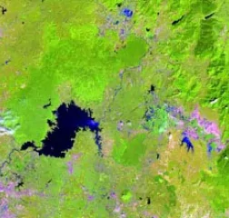 imagen satelital de Vĩnh Cửu, Đồng Nai, Vietnam Análisis De Vegetación