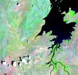 imagen satelital de Australia Análisis De Vegetación