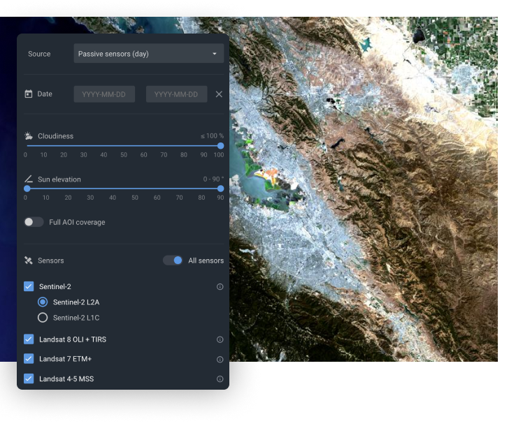 Timeviews – Plugin para acessar imagens históricas de satélite com