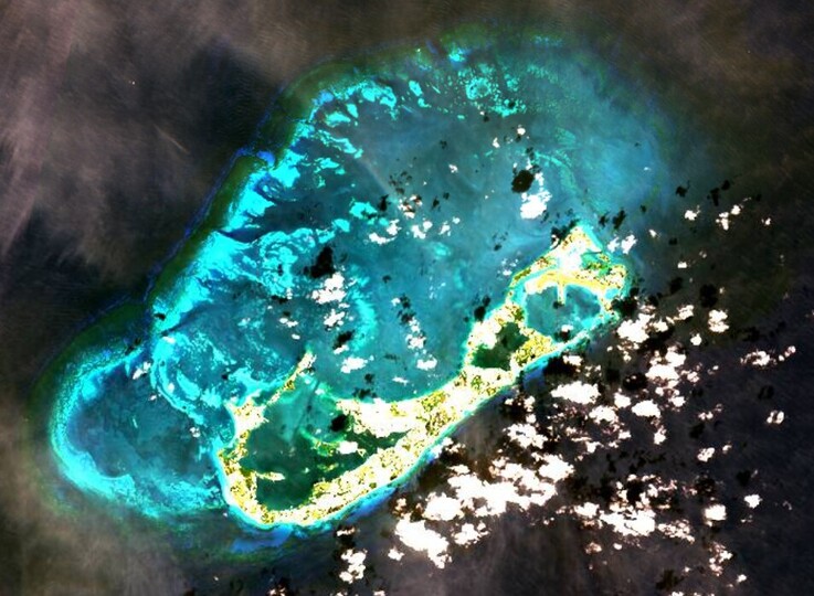 satellite image of Bermuda