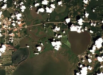 Cloud Over India Satellite Image