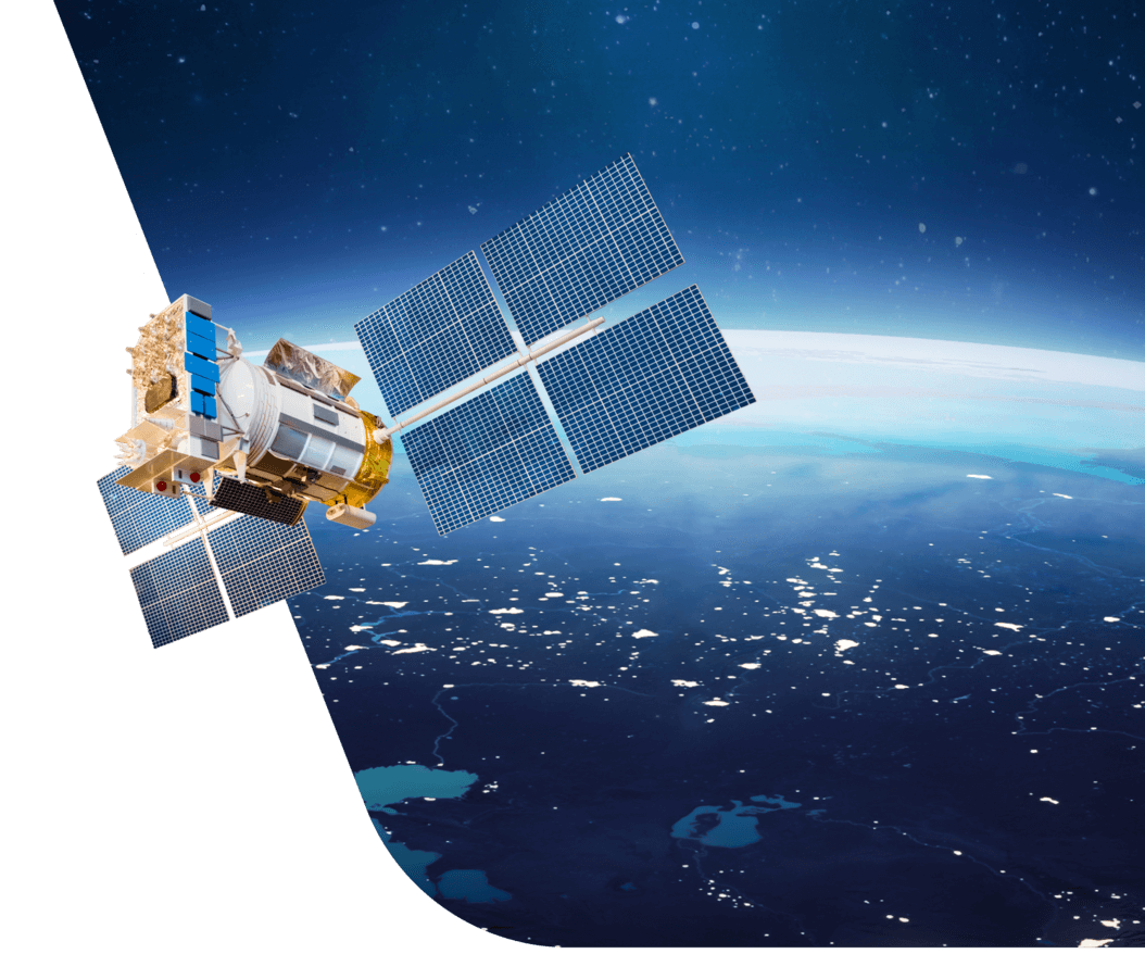 uso de dados de satélite em vários setores