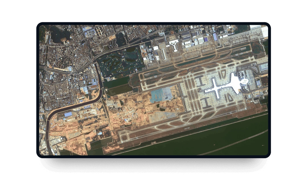 capture taken from kompsat-2 satellite