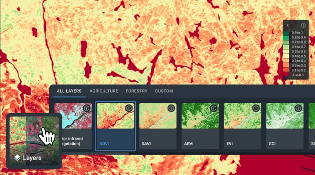 Landsat 7 imagery analysis with different band combinations