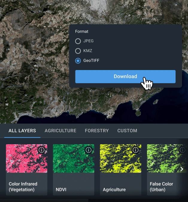MODIS data download and analysis