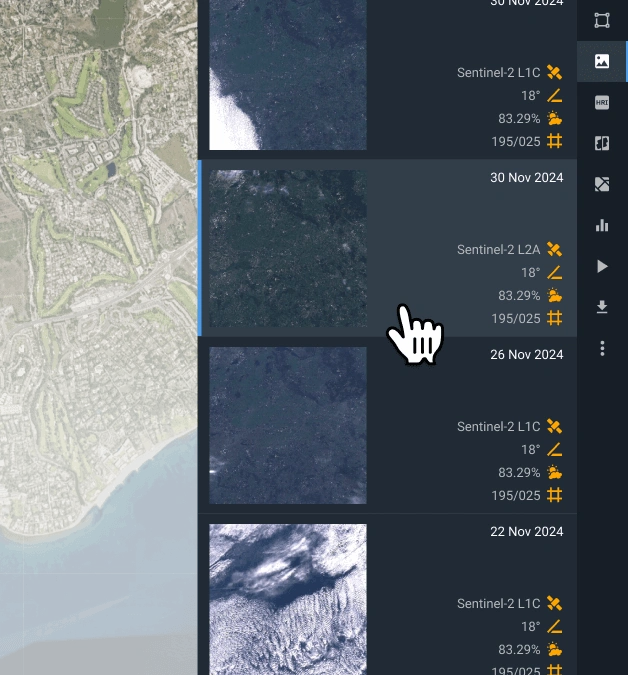 choosing the most fitting scene