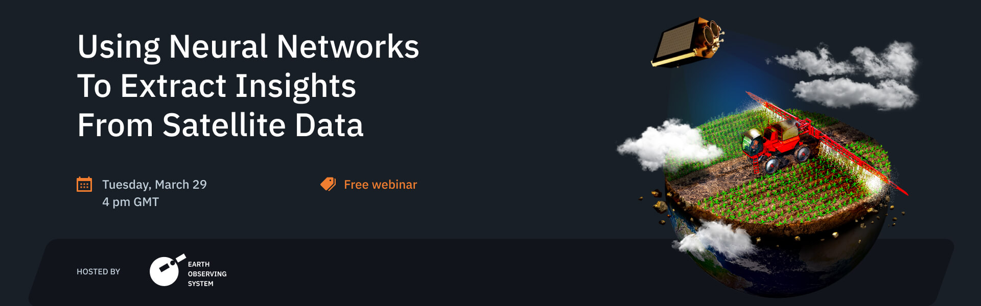 free webinar on neural networks for satellite data analytics