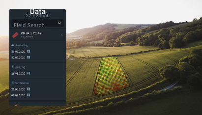 gestor de datos para agricultores