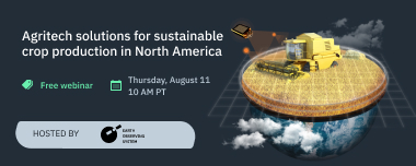 Agritech Solutions For North America: A Free Webinar
