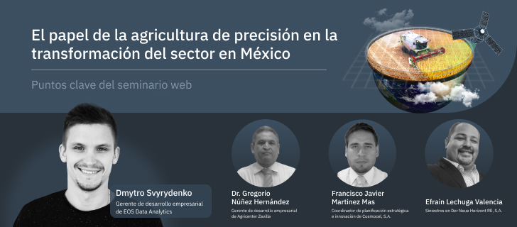 Los ponentes del seminario web