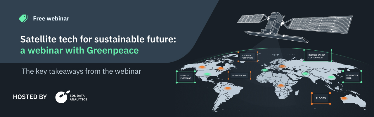 EOS Data Analytics and Greenpeace held a webinar