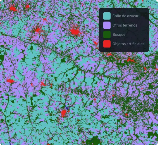 Mapa de clasificación basado en la arquitectura del modelo Conv-LSTM