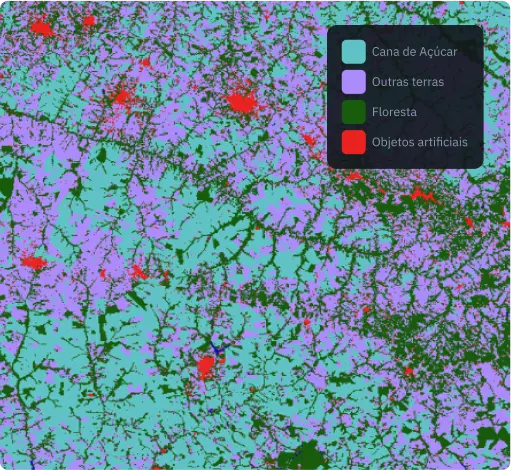 Mapa de classificação baseado na arquitetura do modelo Conv-LSTM