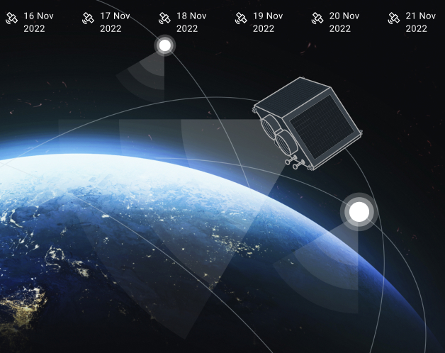 Satelliten werden jeden Tag erneut besucht
