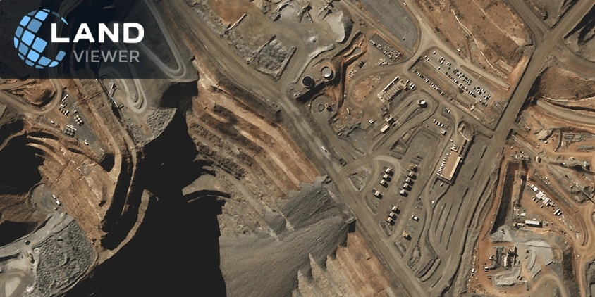 NewSat satellite view of an Australian gold mine at a super-high spatial res