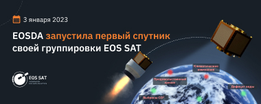 3 Января EOSDA Вывела На Орбиту Свой Первый Агроспутник