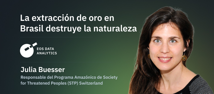 Julia Buesser, responsable del Programa Amazónico de Society for Threatened Peoples (STP) Switzerland. Imagen: EOS Data Analytics
