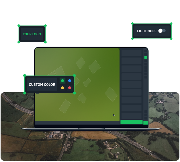 personnalisation de la plateforme EOSDA en Marque Blanche