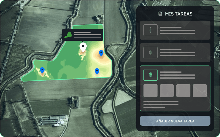 adición de tareas de exploración en un campo