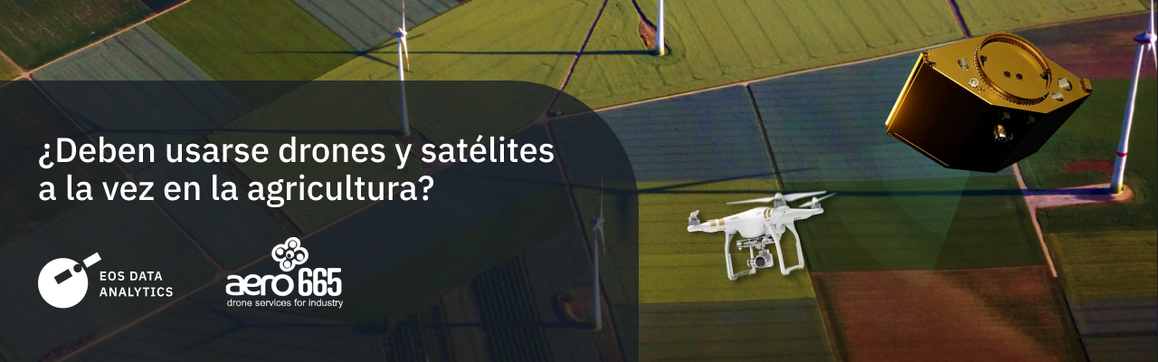 drones y satélites en tecnología agrícola