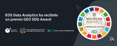 EOS Data Analytics Recibe El Premio 2022 GEO SDG Award