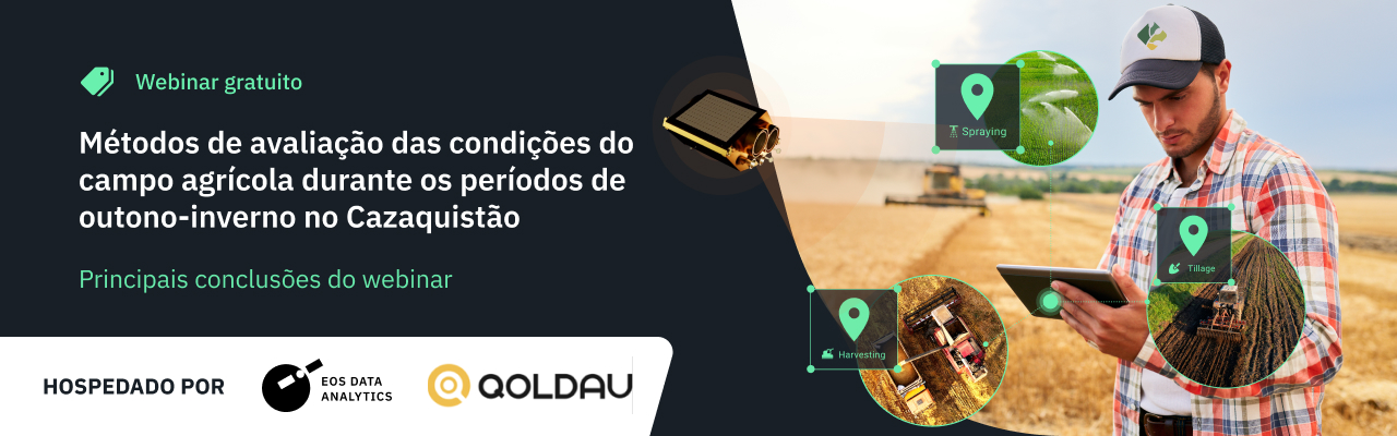 Webinar sobre a avaliação das condições dos campos no Cazaquistão no período outono-inverno
